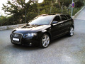 Cornice cromata griglia radiatore Audi A3 s&eacute;rie 2 03-08 & Audi A3 S&eacute;rie 2 Sportback 04-08 v1