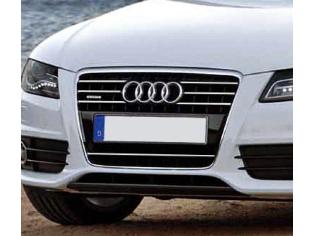 Cornice cromata griglia radiatore Audi A4 série 3 0711  Audi A4 série 3 avant 0811