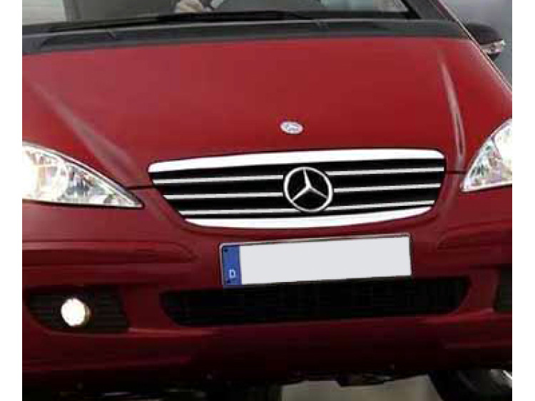 Cornice cromata griglia radiatore Mercedes Classe A W169 04-08 Mercedes Classe A W169 Phase 2 08-12 Mercedes Classe A W176 12-18 Mercedes Classe A W177 18-26