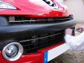 Cornice cromata griglia radiatore Peugeot 207 06-12 Peugeot 207 CC 07-15 Peugeot 207 SW 07-13