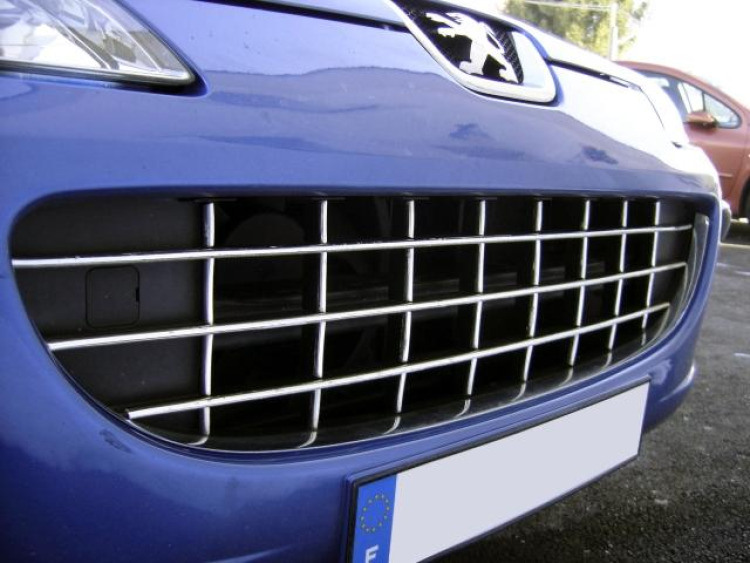 Cornice cromata griglia radiatore Peugeot 407 & Peugeot 407 SW