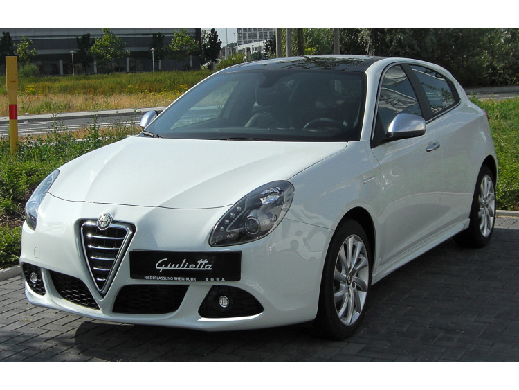 Cornice cromata per fari antinebbia Alfa Romeo Giullietta