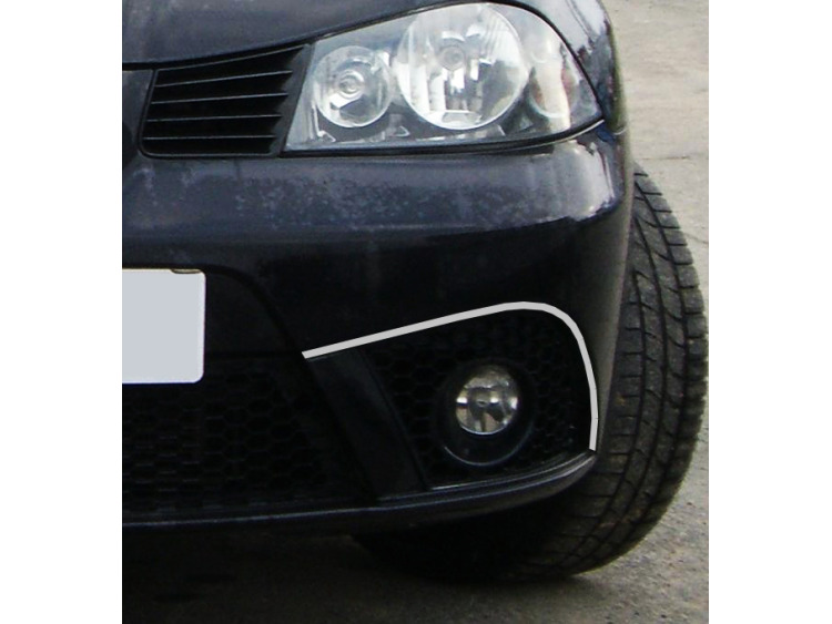 Cornice cromata per fari antinebbia Seat Ibiza 01-08