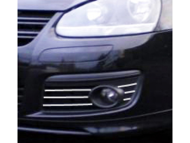 Cornice cromata per fari antinebbia VW Golf 5 GT TDI