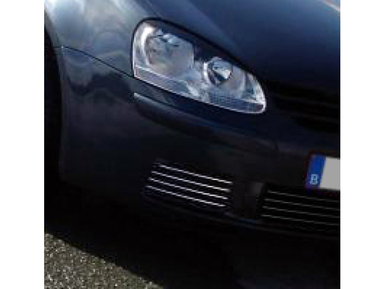 Cornice cromata per fari antinebbia VW Golf 5