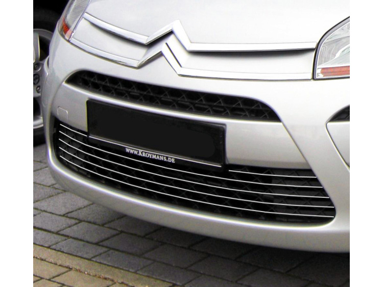 Cornice della griglia radiatore inferiore cromata Citro&euml;n C4 Picasso (07-12)