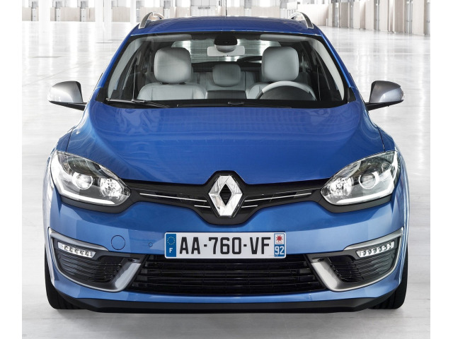 Cornice della griglia radiatore superiore cromata Renault Mégane III estate 0912