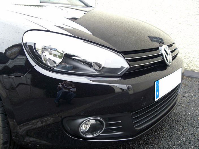 Cornice della griglia radiatore superiore cromata VW Golf 6  VW Golf 6 cabriolet