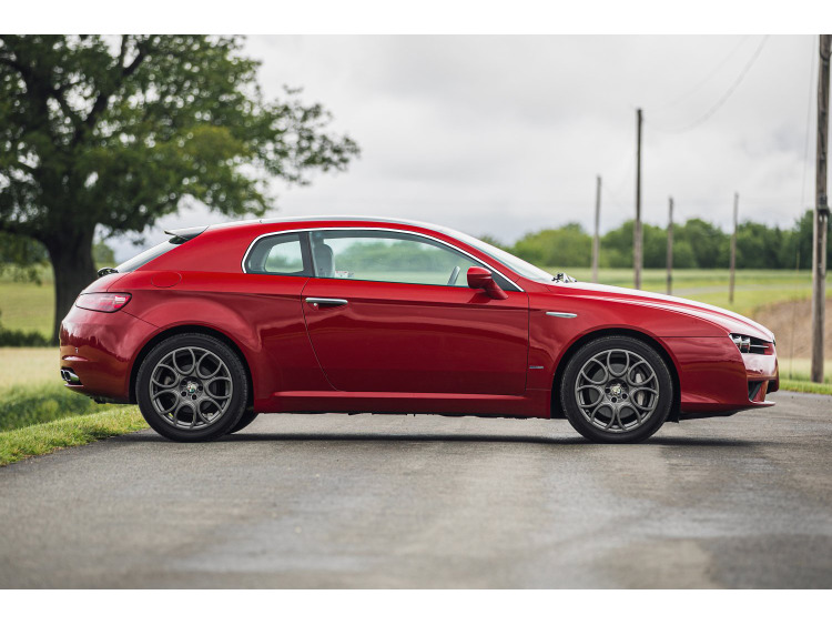 Fascia cromata di contorno dei vetri laterali Alfa Romeo Brera