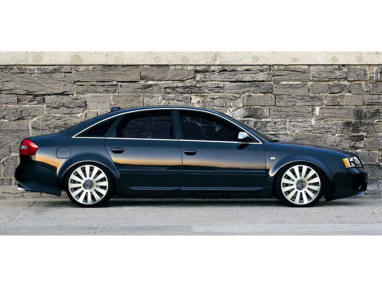 Fascia cromata di contorno dei vetri laterali Audi A6 S&eacute;rie 2 97-01 Audi A6 S&eacute;rie 2 Avant 97-05 Audi A6 S&eacute;rie 2 Phase 2 01-04 Audi A6 S&eacute;rie 2 Phase 2 Avant 01-05