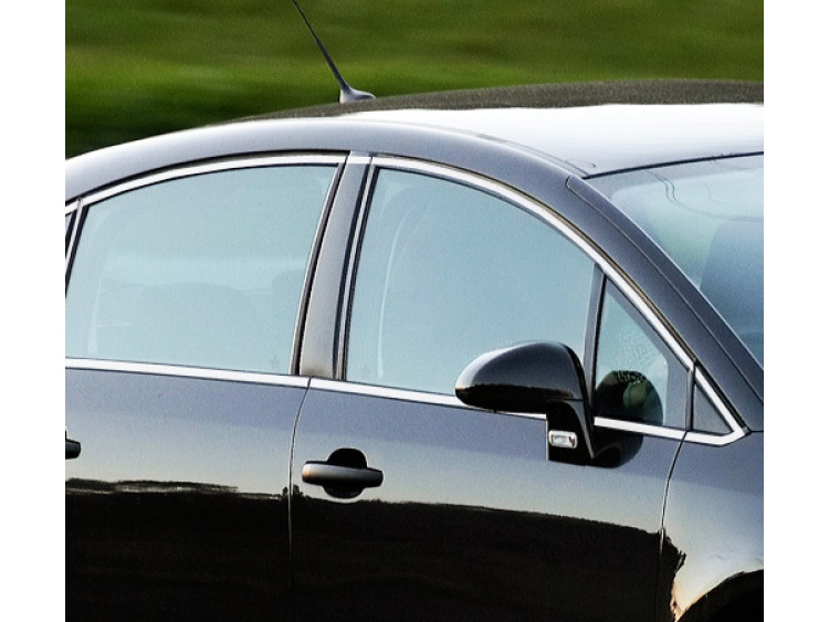 Fascia cromata di contorno dei vetri laterali Citro&euml;n C4 Berline