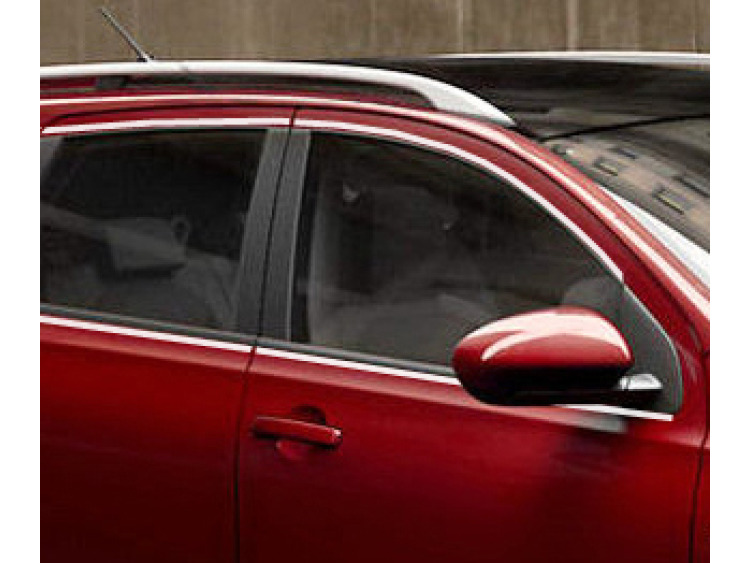 Fascia cromata di contorno dei vetri laterali Nissan Qashqai +2 08-10 Nissan Qashqai +2 phase 2 10-14 Nissan Qashqai +2 phase 3 Nissan Qashqai 07-10 Nissan Qashqai phase 2 10-14 Nissan Qashqai phase 3