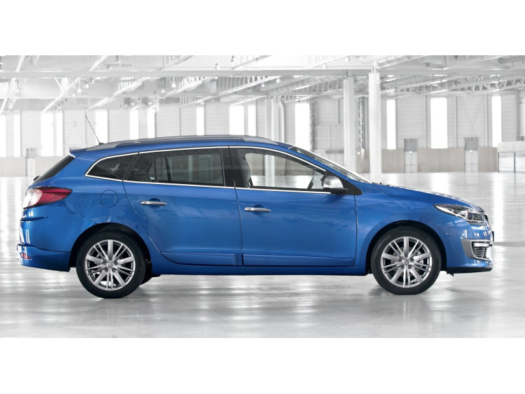 Fascia cromata di contorno dei vetri laterali Renault M&eacute;gane III estate 09-12
