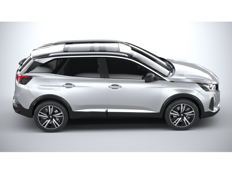 Fascia cromata di contorno inferiore dei vetri laterali Peugeot 3008 II phase 2 (20-24)