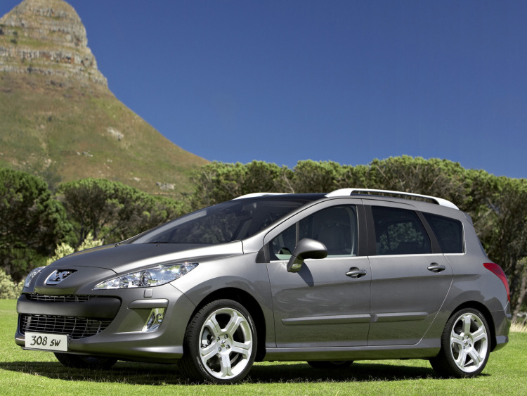 Fascia cromata di contorno inferiore dei vetri laterali Peugeot 308 SW 08-14