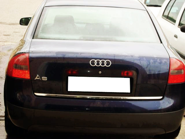 Fascia per bagagliaio cromata Audi A6 Série 2 9701Série 2 Avant 9705Série 2 Phase 2 0104Série 