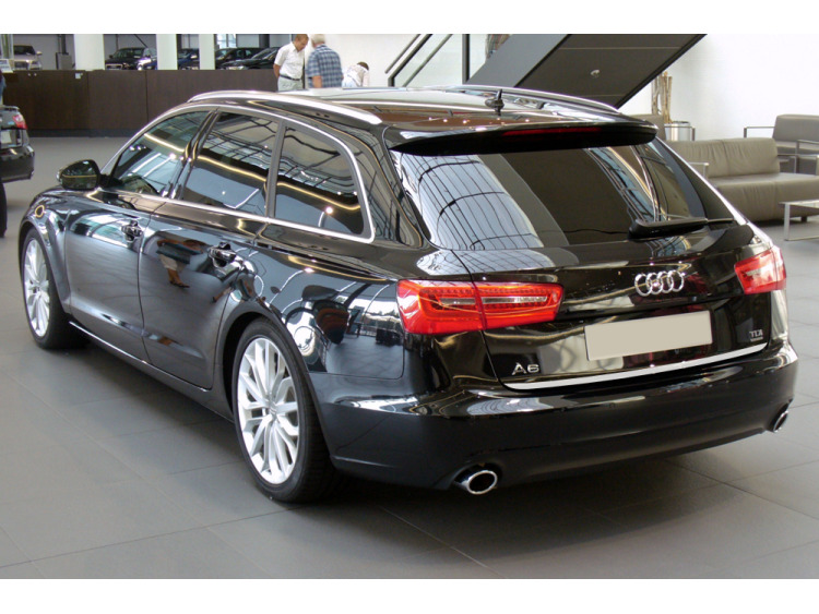 Fascia per bagagliaio cromata Audi A6 S&eacute;rie 4 Avant 10-15 & Audi A6 S&eacute;rie 4 Phase 2 Avant 14-18
