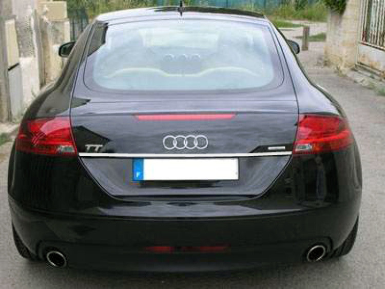 Fascia per bagagliaio cromata Audi TT S&eacute;rie 2 06-14 Audi TT RS Audi TTS