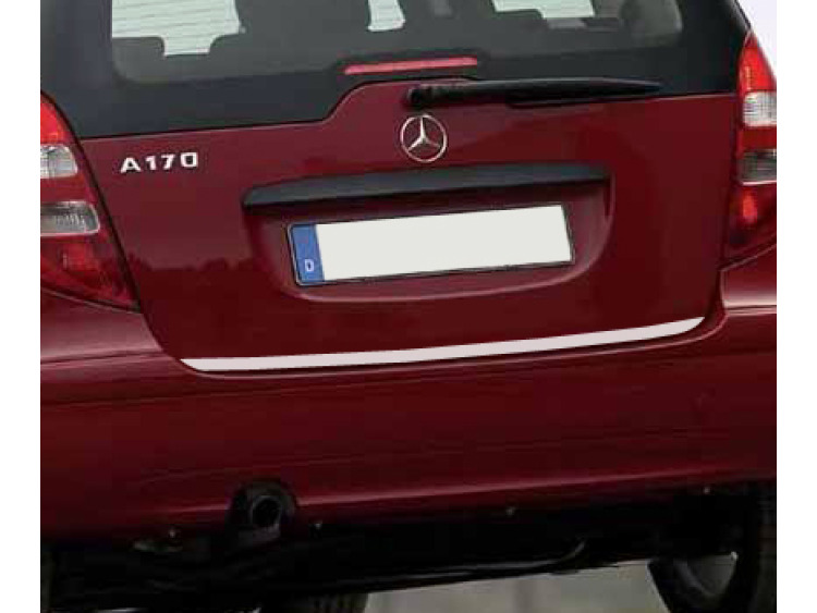 Fascia per bagagliaio cromata Mercedes Classe A W169 04-08 Classe A W169 Phase 2 08-12 Classe A W176