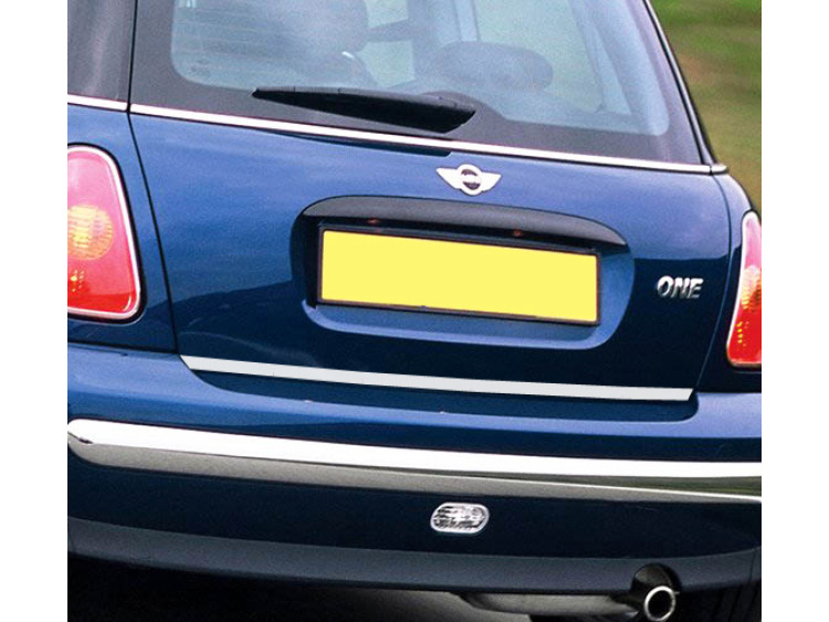 Fascia per bagagliaio cromata Mini 1 (01-06) Mini 2 Mini 3 Mini Clubman Mini Clubvan Mini Countryman Mini Coup&eacute; Mini Paceman Mini Roadster