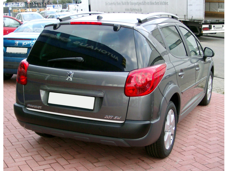 Fascia per bagagliaio cromata Peugeot 206 SW Peugeot 207 9||307||3|SW 01-05