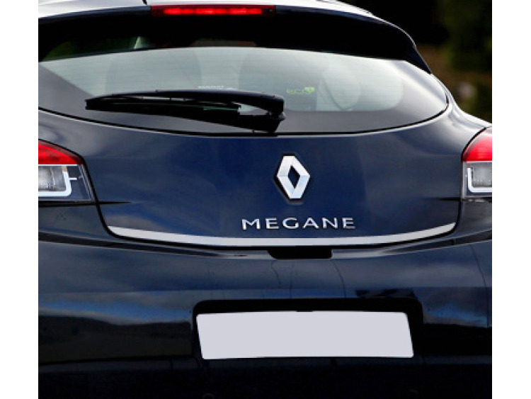 Fascia per bagagliaio cromata Renault M&eacute;gane III coup&eacute; 08-12 M&eacute;gane III phase 2 coup&eacute; 12-13/III phas