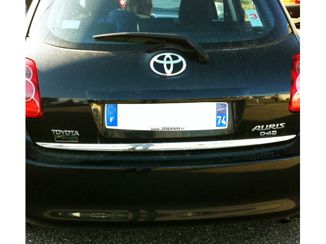 Fascia per bagagliaio cromata Toyota Auris