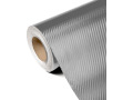 Film adesivo Luxyline 3D carbonio 30cm grigio argenteo