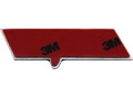 2 placchette Luxyline in alluminio logo/badge/sigla